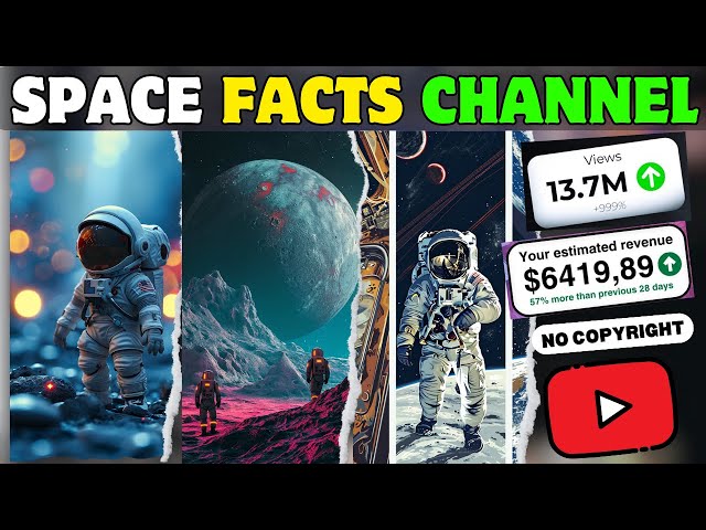 Create A Faceless Space Facts Channel Without Copyright. Copy Paste Method! class=