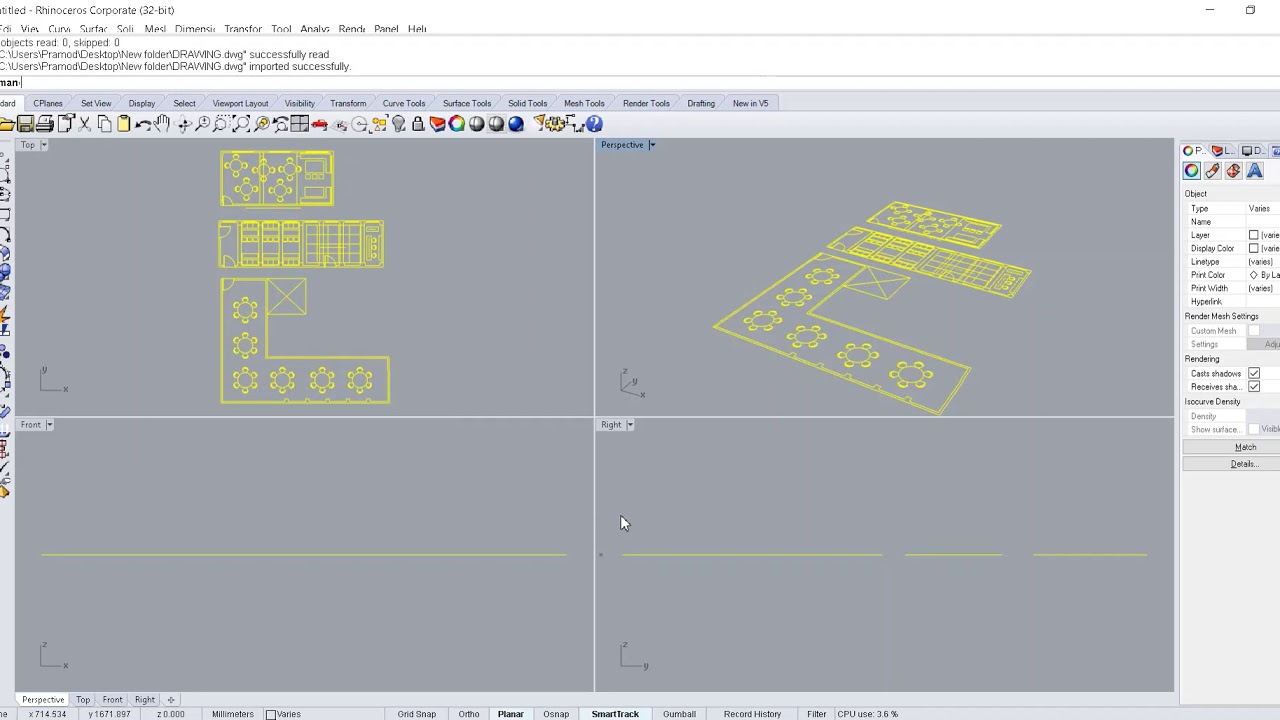 Import Autocad Files In Rhino