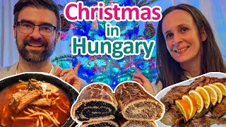 Travel vlog - I Vlogged our CHRISTMAS and it turned into a Hungarian FOOD Video!😅🎄🇭🇺