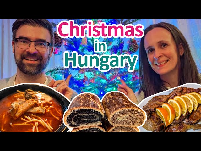 Travel vlog - I Vlogged our CHRISTMAS and it turned into a Hungarian FOOD Video!😅🎄🇭🇺