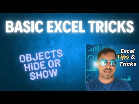 Hide or show objects | Excel useful shortcut key