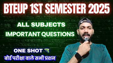 UP Polytechnic 1st Semester Most Important Questions 2025 || ALL SUBJECTS || ALL BRANCH 