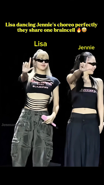 Lisa knows every move of Jennie’s solo 😭 #blackpinkedit #jennie #lalisa #jenlisa