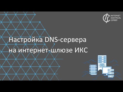 Настройка DNS-сервера на интернет-шлюзе ИКС. Принцип работы, основные виды записей