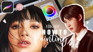 สอนลงสีตา Procreate | How to painting eye 🧃| Hikarity
