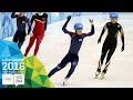 Short Track 500m - Kyunghwan Hong (KOR) wins Men's gold | Lillehammer 2016 Youth Olympic Games