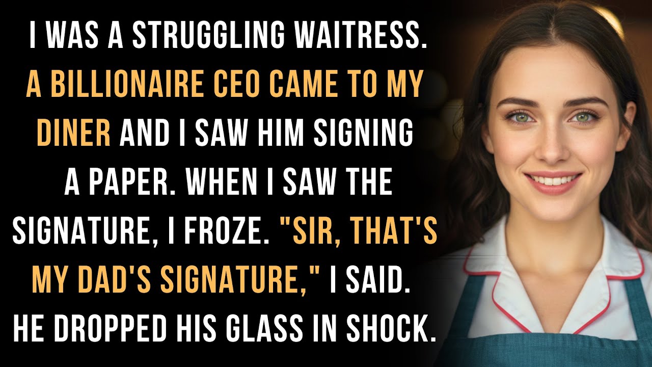 I'm a Waitress, a Billionaire CEO Signed His Document, and I Said 