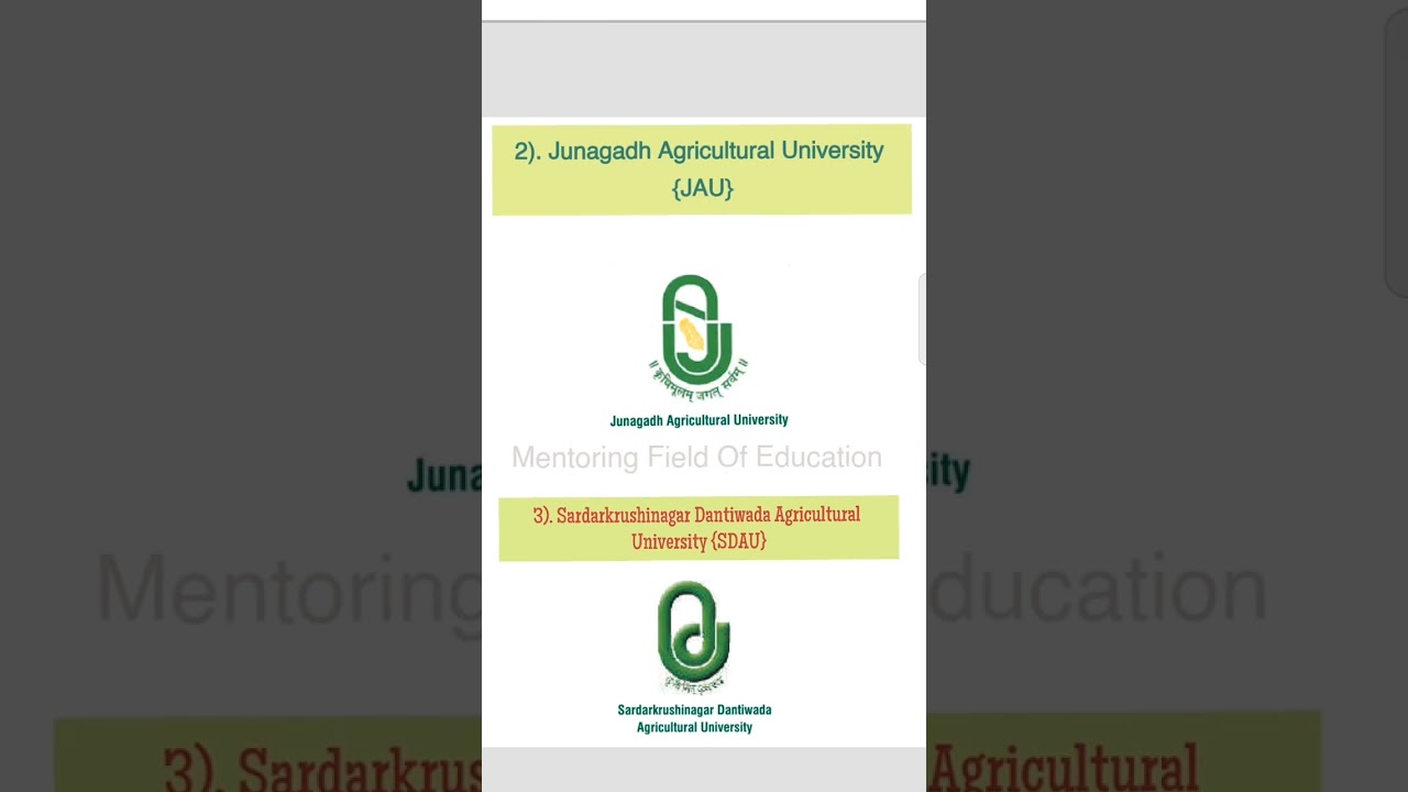 🧐 || Agricultural University In Our Gujarat ✨|| Study In Agriculture || 
