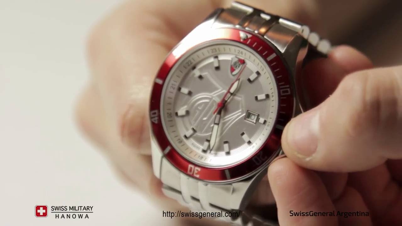 SWISS MILITARY RIVER PLATE - Reloj Suizo Hombre Super Elegante para  Fanáticos y Aficionados - YouTube
