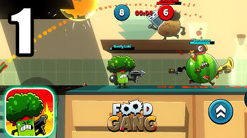 Food Gang : Gameplay Walkthrough Part -1 (iOS, Android)