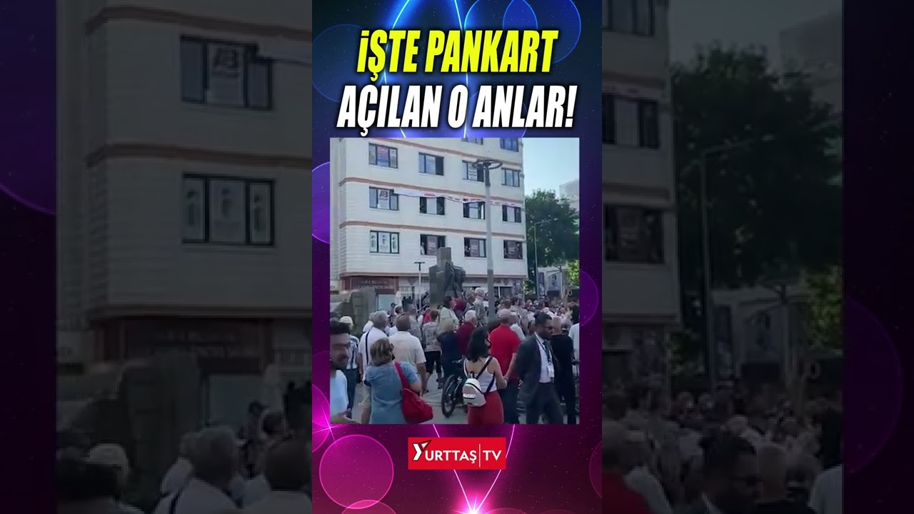 ⁣İşte Kılıçdaroğlu konuşurken o pankartın açıldığı anlar… #shorts