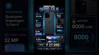 price ₹ 27,999 oneplus nord ce 6