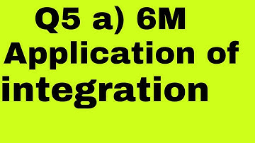 📝👍Q5 a) 6M Application of Integration Polytechnic Applied Mathematics Computer S-2023 Paper Solution