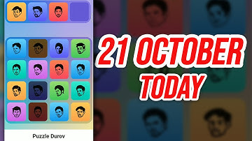 21 October 2024 Major Puzzle Game 100% Solved | Major Puzzel Durov Combo 21 October | Trick Work