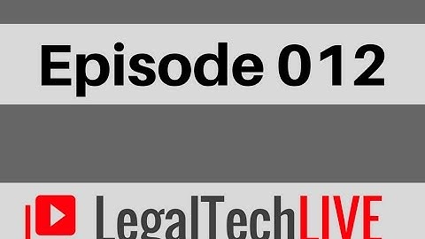 Negotiation, Automation and Contract Creation with ContractRoom - LegalTechLIVE - Episode 012