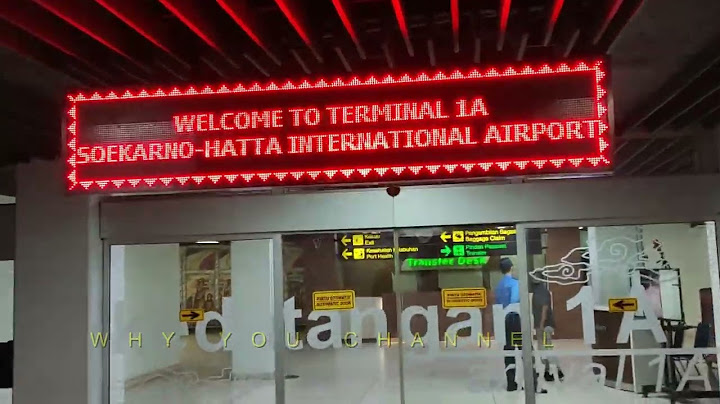 CARA TURUN DARI PESAWAT dan KELUAR BANDARA SOEKARNO HATTA TERMINAL 1 TERBARU