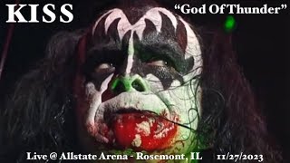 KISS - "God Of Thunder" - Live from Allstate Arena in Rosemont, IL on 11/27/2023