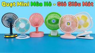 Mở Hộp Quạt Mini Gió Mạnh Siêu Mát, Nhỏ Gọn Tích Điện, Cho Mùa Hè Mát Mẻ | Mua Hàng Online Trên Mạng