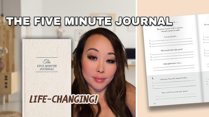 5 Minute Journal Review  Gratitude Journal & Productivity Planner