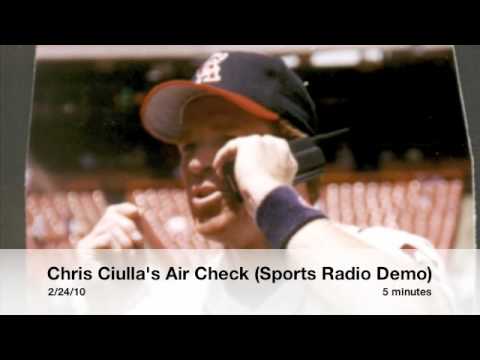 Chris Ciulla Air Check 2010 (Sports Radio Demo)