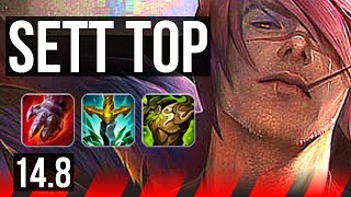 SETT vs DARIUS (TOP) | 49k DMG, 900+ games, Comeback | BR Master | 14.8