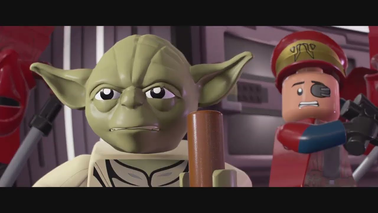 LEGO Star Wars: The Skywalker Saga Yoda And Captain Typho VS Darth Sidious