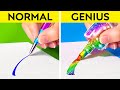 MIND-BLOWING ART CHALLENGE: School Tricks and Hilarious Ideas By 123GO! LIVE