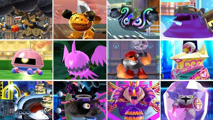 Kirby Super Star Ultra - All Bosses 