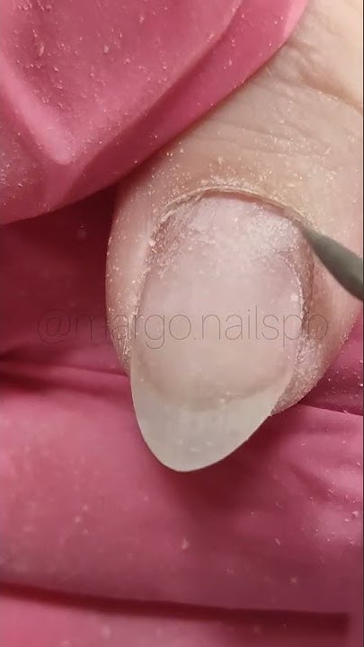 Поднятие кутикулы фрезой пламя💅🏻 - YouTube