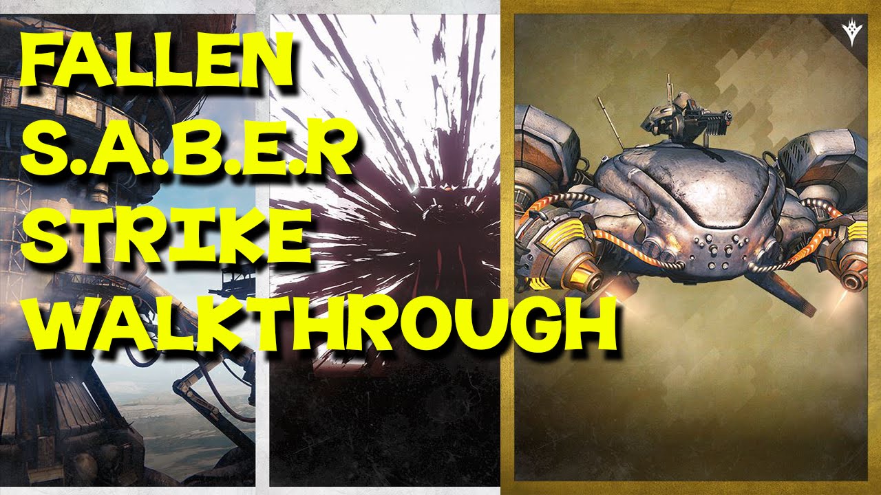 DESTINY TTK: FALLEN S.A.B.E.R STRIKE GAMEPLAY/WALKTHROUGH - YouTube