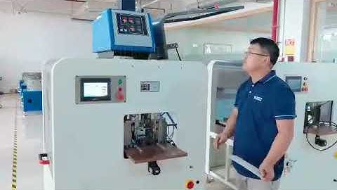 WY300E elasttic band fixing machine installation video