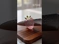 Would You Dare Touch This Glass Fruit? 🍎✨ Crystal ASMR That Looks Too Real! #GlassASMR #Fruits #Art