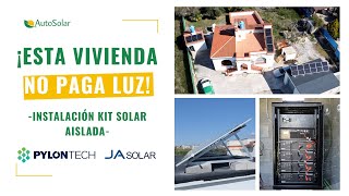 Instalación aislada con placas solares Asturias: ¡¡VIVIR SIN PAGAR LUZ!!