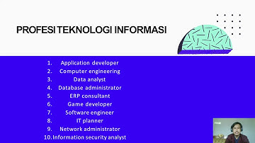 Video Tentang Etika Profesi Di Bidang Teknologi Informasi