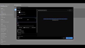 Fan Page Posting: Scheduling Posts