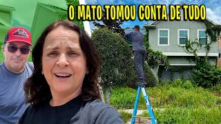PAULO ARRUMANDO O QUINTAL 🙏🏻O MATO TOMOU CONTA DE TUDO 😱