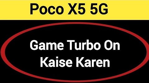 How to use game space, Poco X5 5G game turbo on kaise karen
