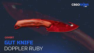 ★ Gut Knife | Doppler Ruby - Gameplay Showcase