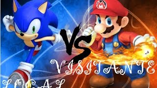 Epicas Batallas De Ssf2 Local Sonic Vs Visitante Mario Chocapic