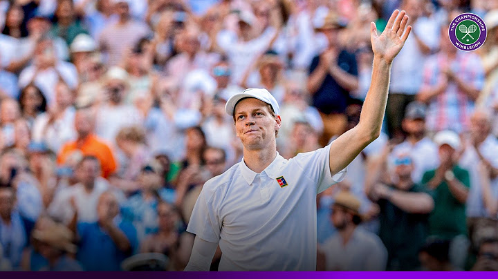 Into his FIRST Wimbledon Final | Jannik Sinner | Winning Moment | Wimbledon 2025
