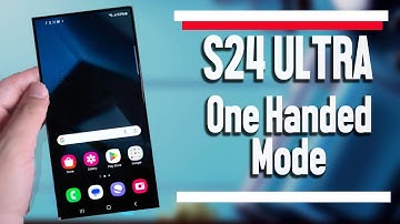 Samsung Galaxy S24 Ultra How to Turn On One Handed Mode l |  S24 Ultra S24+