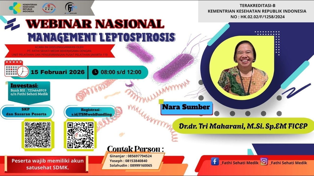 Webinar Kesehatan Nasional Management Leptospirosis