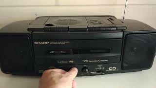 Sharp WQ-CD55 после полной профилактики.