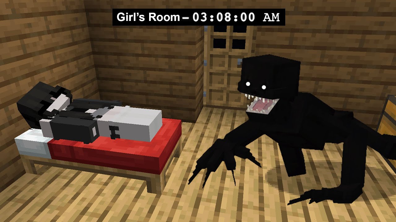 It Loves To Watch Her Sleep in Minecraft...