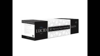 LUCID 12 inch PLUSH MEMORY FOAM MATTRESS -- 100% CERTIPUR FOAM -- 25 YEAR WARRANTY