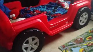 jeep wrangler kids bed