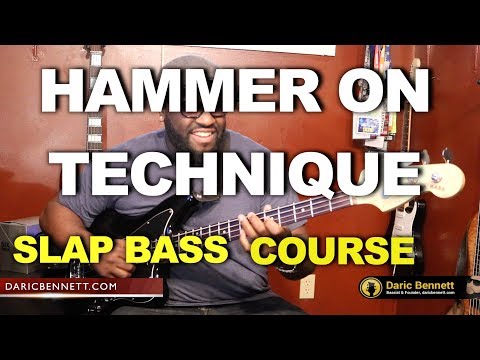 hammer-on-slap-bass-technique-pt4-|-bass-guitar-tips-~-daric-bennett-bass-lessons