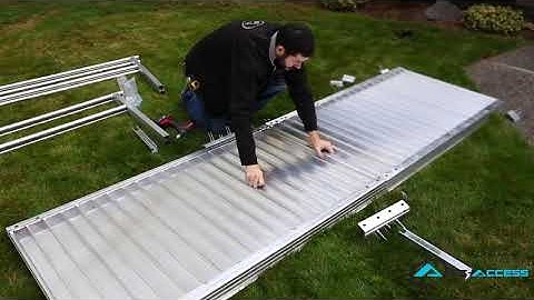 EZ Access Pathway 36-Inch 3G Modular Access Ramps Installation