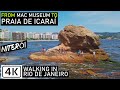 Walking in Niterói: from MAC Museum to Praia de Icaraí | Rio de Janeiro, Brazil |【4K】Binaural 2020