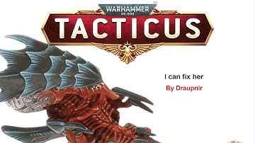 Draupnir fixes the underwhelming characters in tacticus